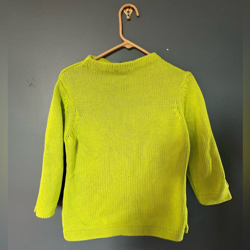 Lime Green Chunky Sweater